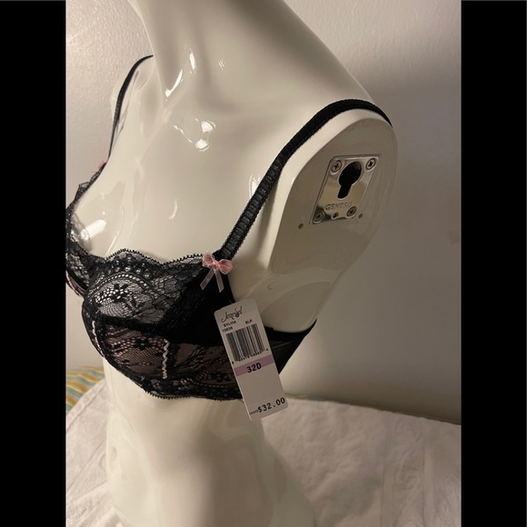 Jezebel Sylvia Unlined Lace Black Bra - Picture 3 of 8